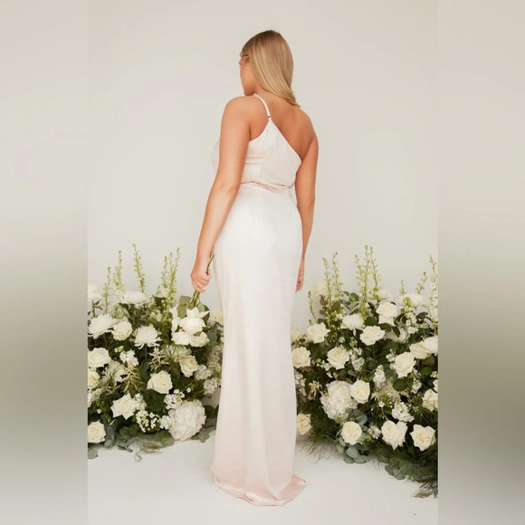 NWT Pretty Lavish Amelia Maxi Bridesmaid Dress | 4 US - Picture 5 of 5